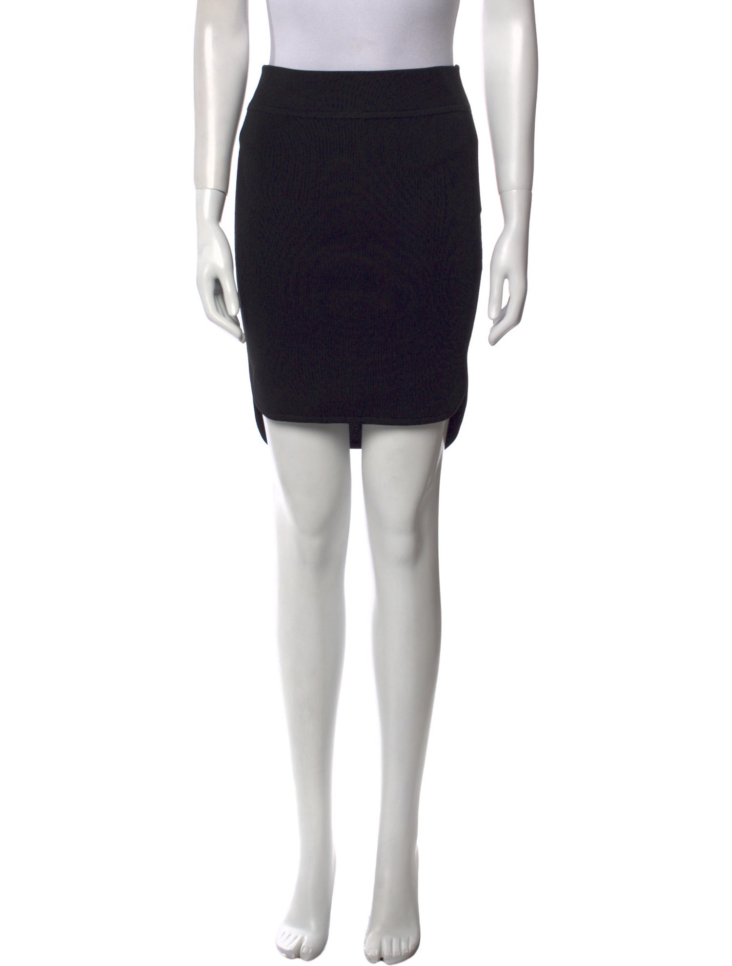 Alexander Wang Pleated Accents Knee-Length Skirt
