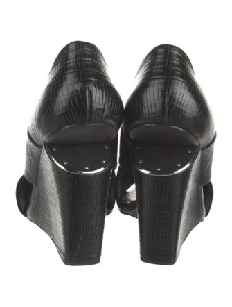 Alexander Wang GG Embossed Leather Slingback Pumps