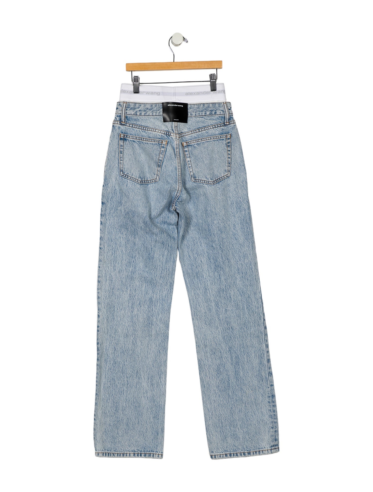 Alexander Wang Mid-Rise Wide Leg Jeans