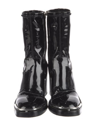 Alexander Wang Patent Leather Sock Boots