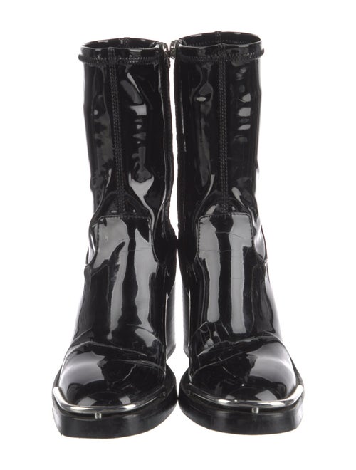 Alexander Wang Patent Leather Sock Boots