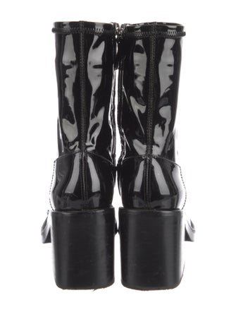Alexander Wang Patent Leather Sock Boots