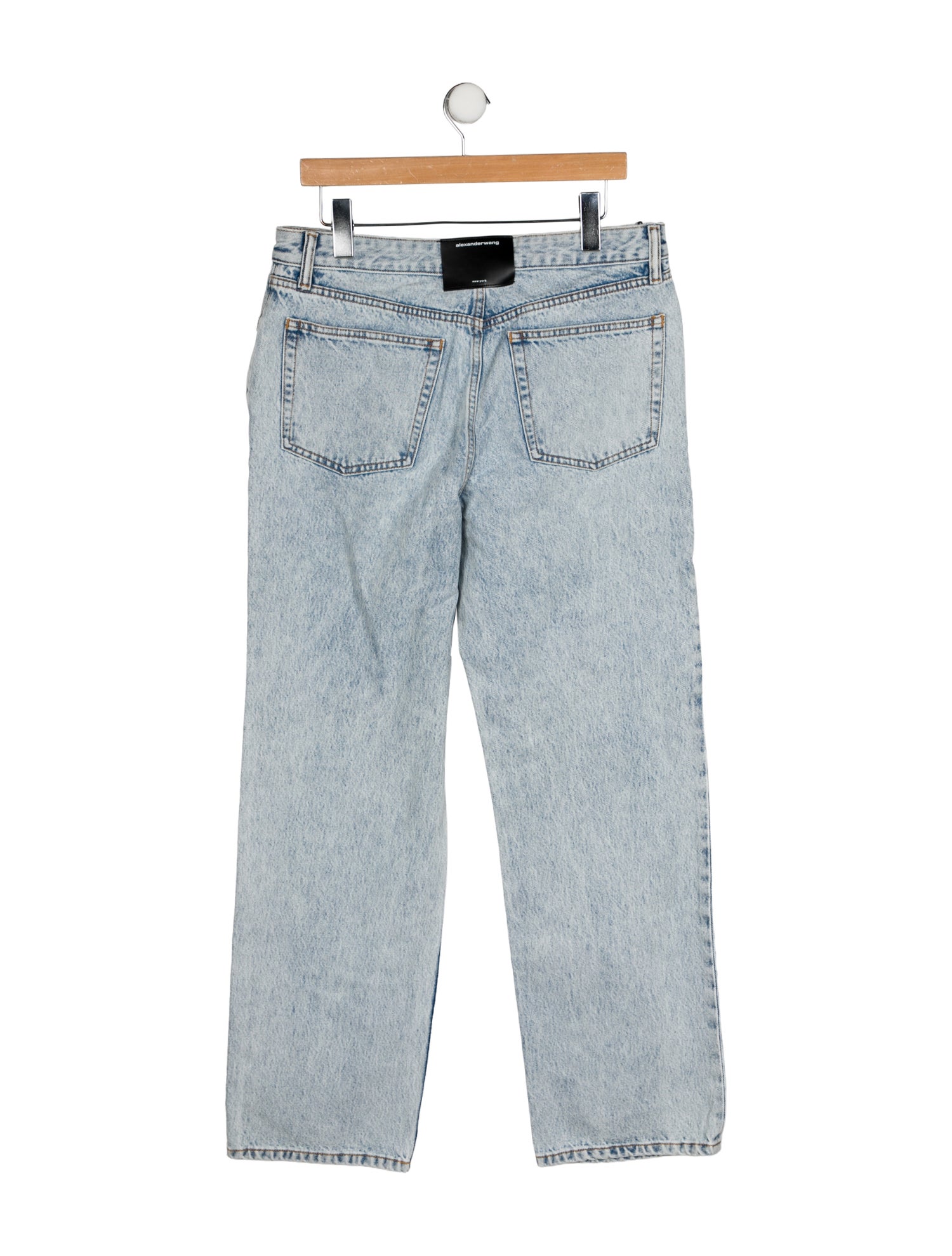 Alexander Wang High-Rise Wide Leg Jeans