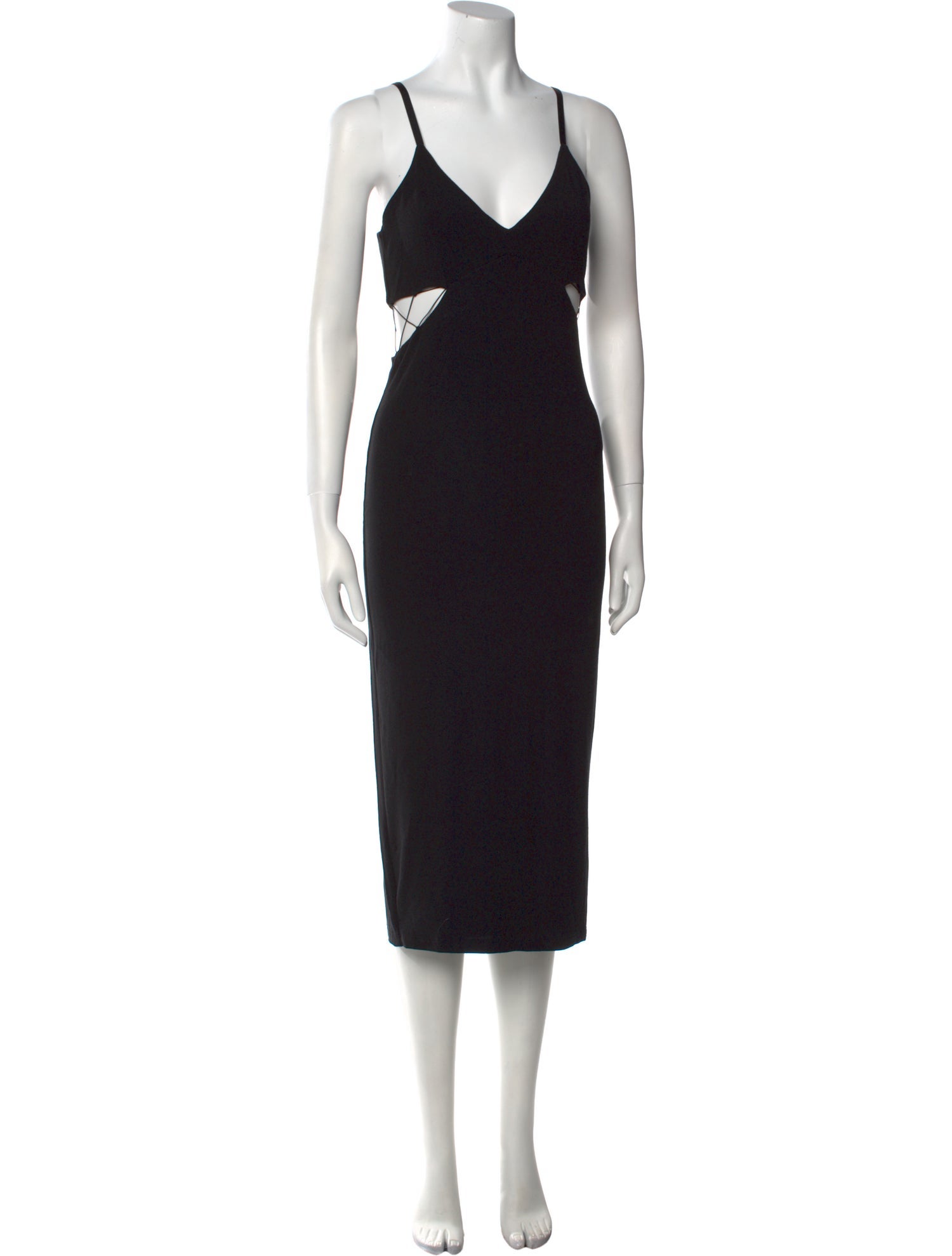 Alexander Wang V-Neck Midi Length Dress