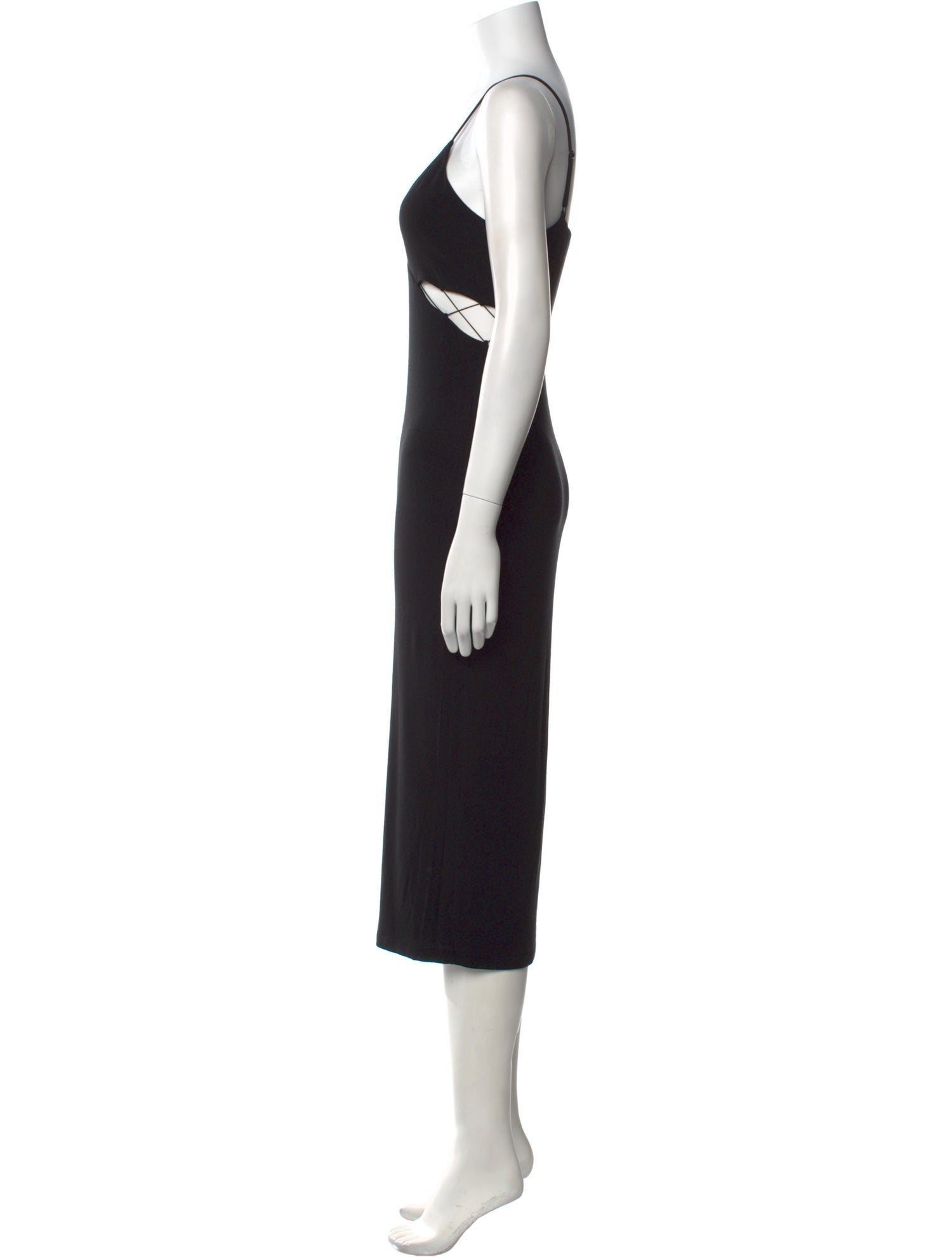 Alexander Wang V-Neck Midi Length Dress