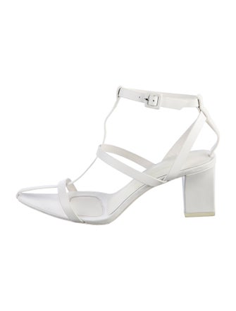 Alexander Wang Leather T-Strap Sandals