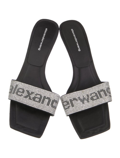Alexander Wang Satin Printed Slides