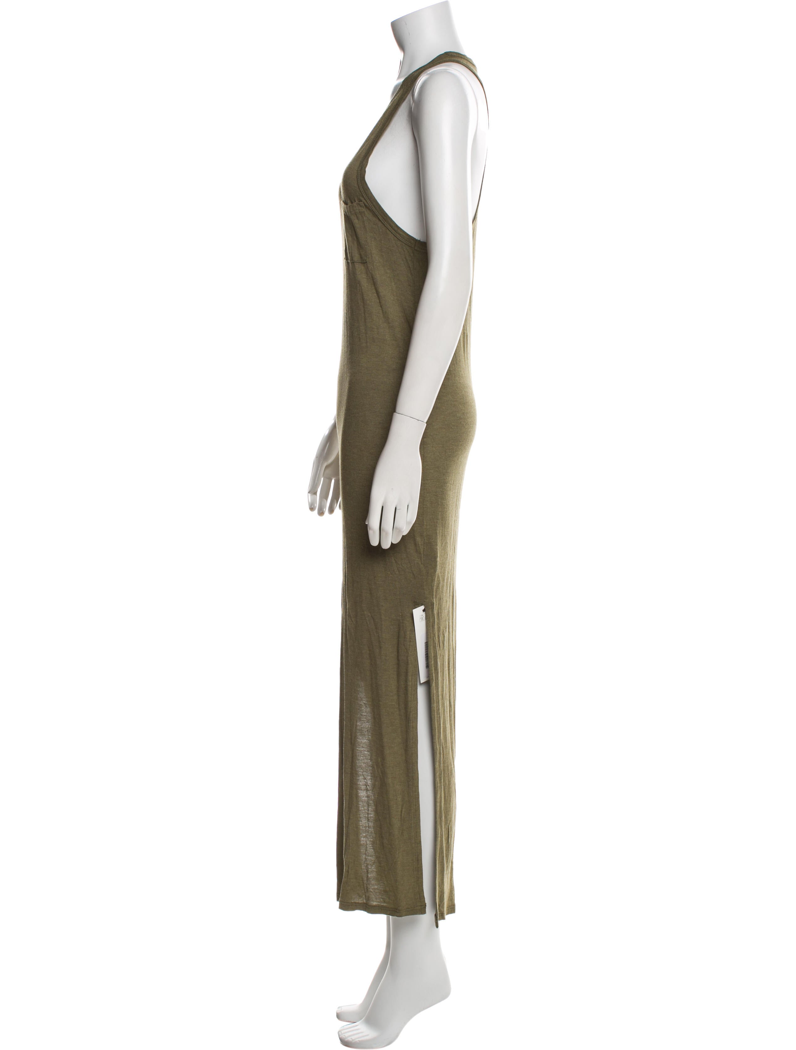 Alexander Wang Scoop Neck Long Dress