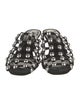 Alexander Wang Suede Studded Accents Slides