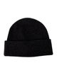 Alexander Wang black pattern print knitted beanie