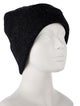 Alexander Wang black pattern print knitted beanie