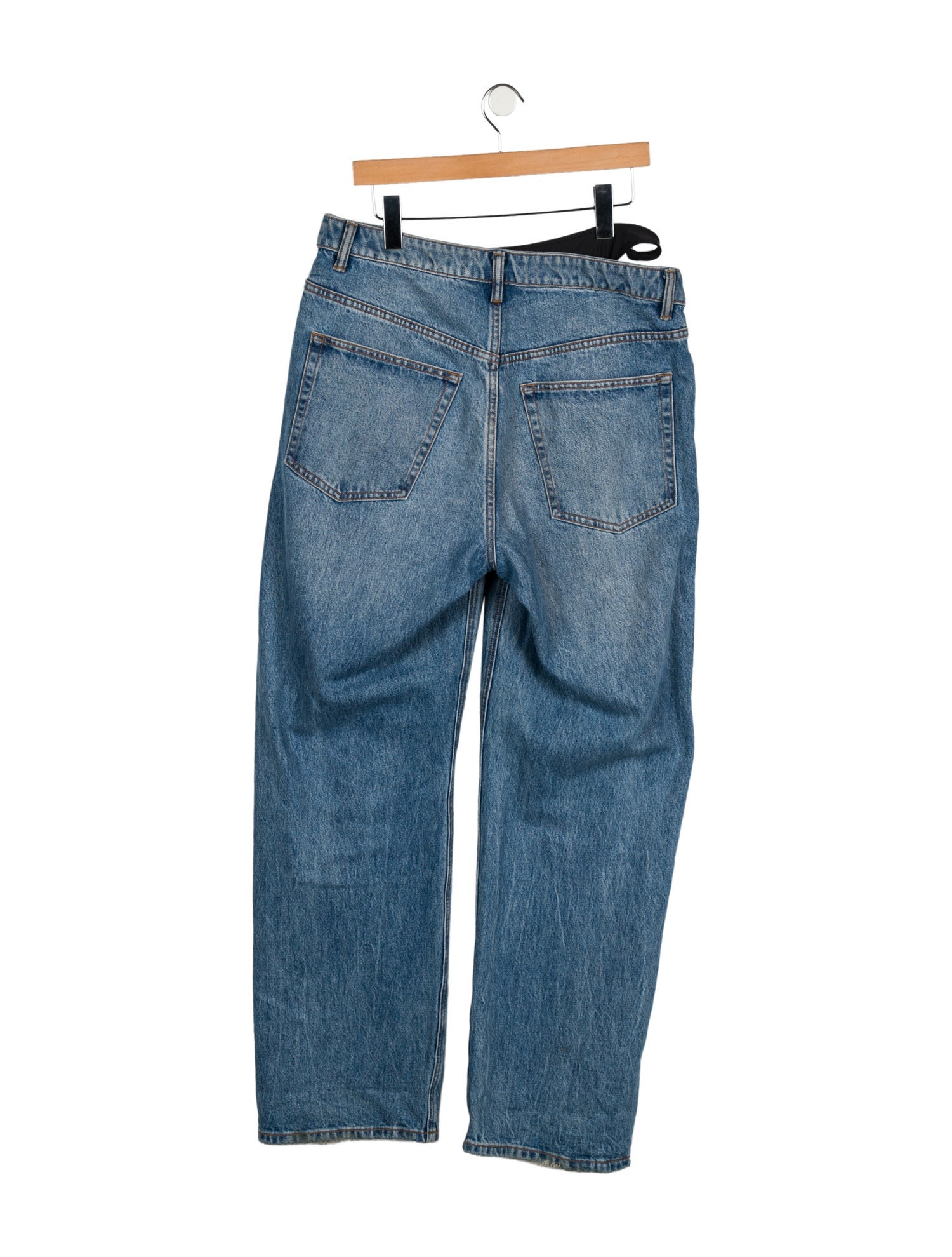 Alexander Wang High-Rise Wide Leg Jeans