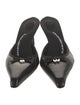 Alexander Wang Leather Bow Accents Mules