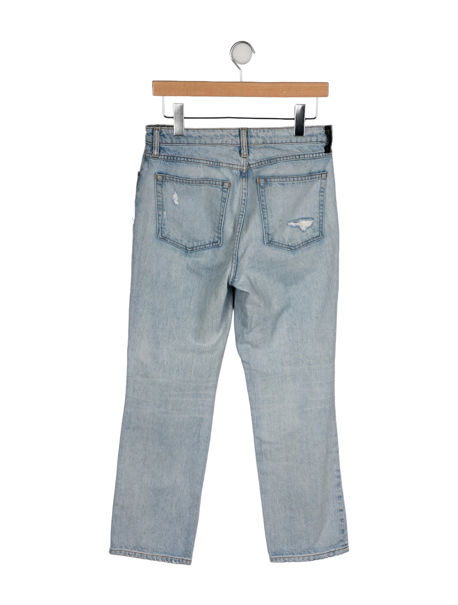 Alexander Wang Mid-Rise Straight Leg Jeans