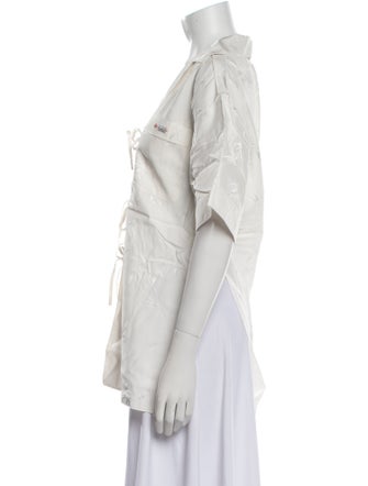 Alexander Wang Short Sleeve Button-Up Top