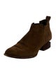 Alexander Wang Suede Whipstitch Trim Boots