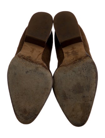 Alexander Wang Suede Whipstitch Trim Boots