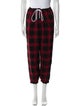 Alexander Wang Wool Plaid Print Sweatpants