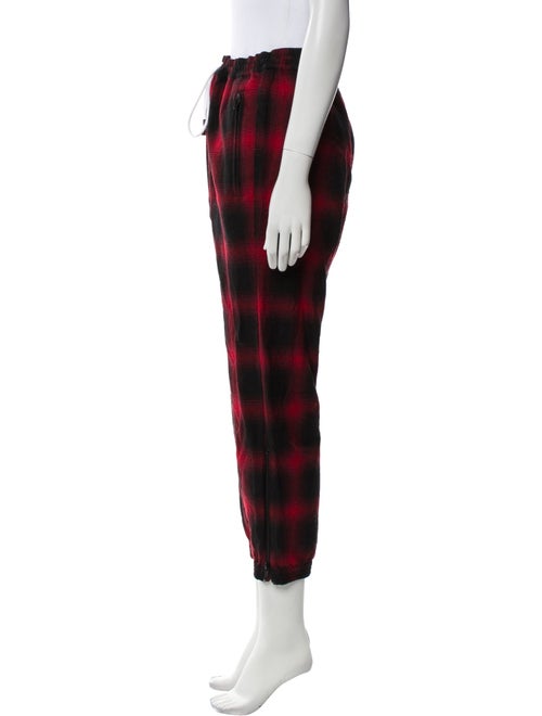Alexander Wang Wool Plaid Print Sweatpants