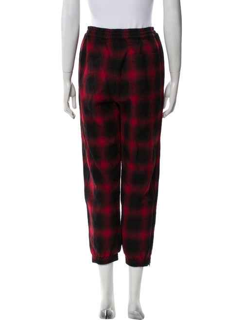 Alexander Wang Wool Plaid Print Sweatpants