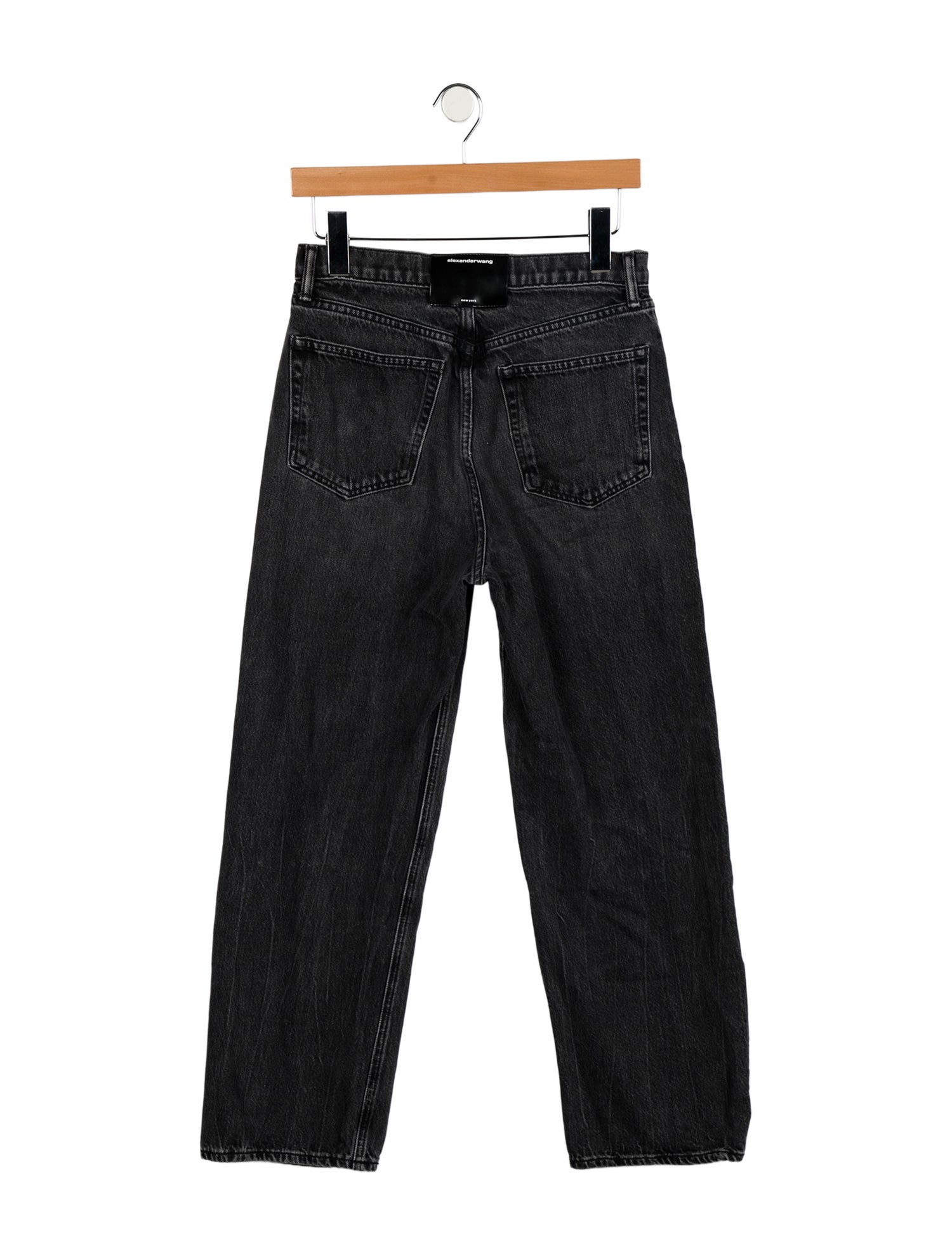 Alexander Wang Mid-Rise Wide Leg Jeans