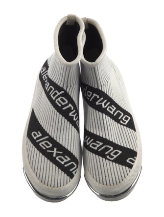 Alexander Wang Striped Sock Sneakers
