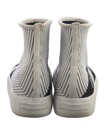 Alexander Wang Striped Sock Sneakers