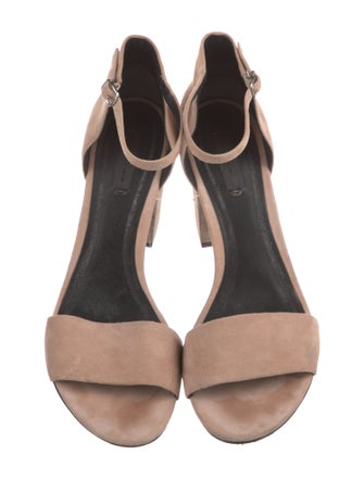 Alexander Wang Suede Cutout Accent Sandals