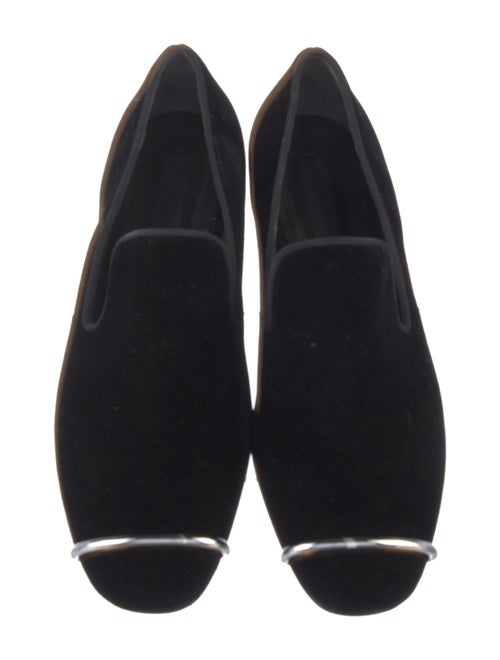Alexander Wang Velvet Grosgrain Trim Flats