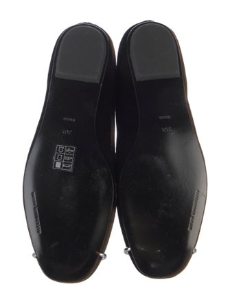 Alexander Wang Velvet Grosgrain Trim Flats