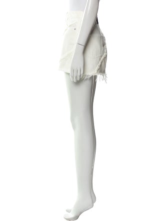 Alexander Wang Raw-Edge Trim Mini Skirt