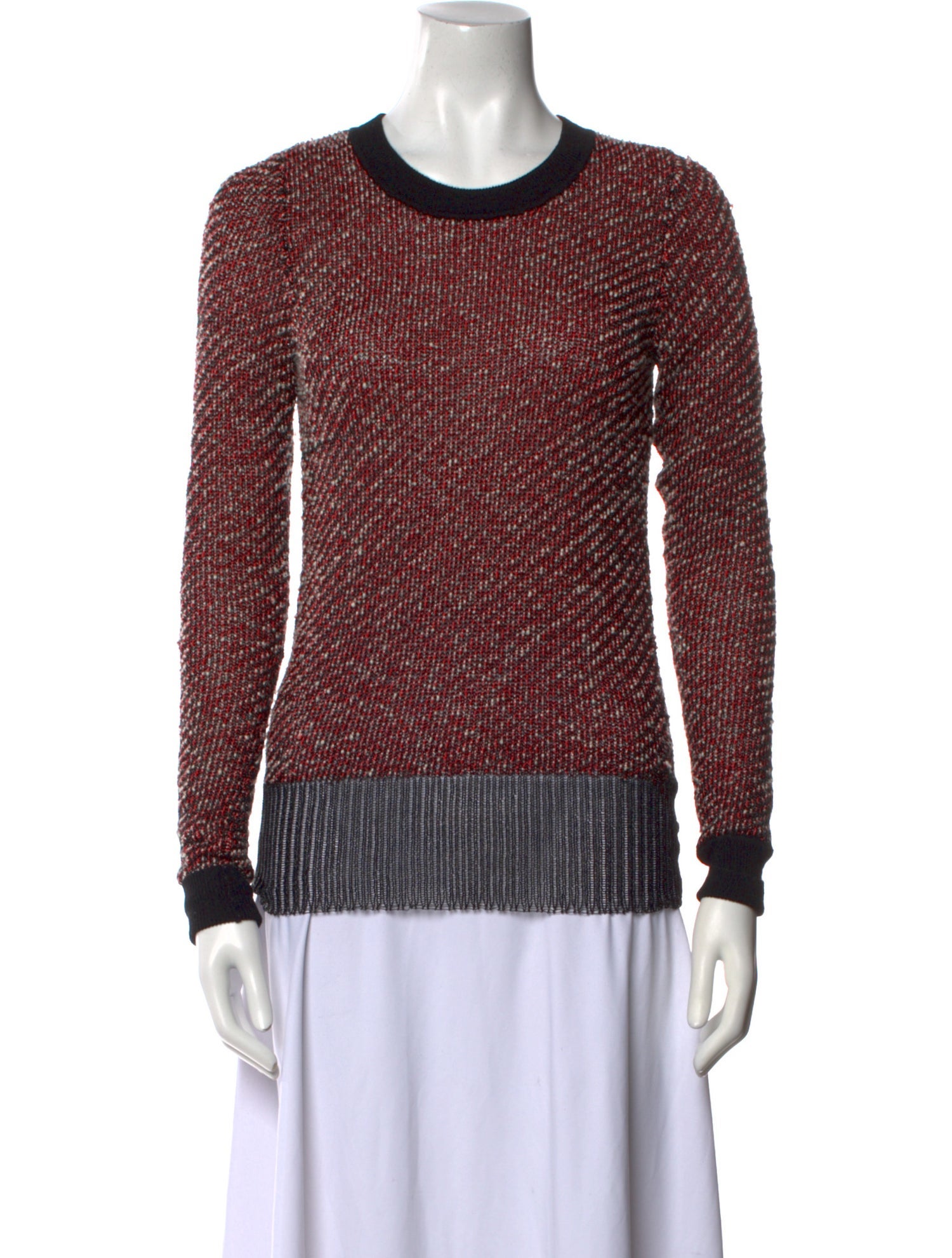 Alexander Wang Striped Crew Neck Sweater