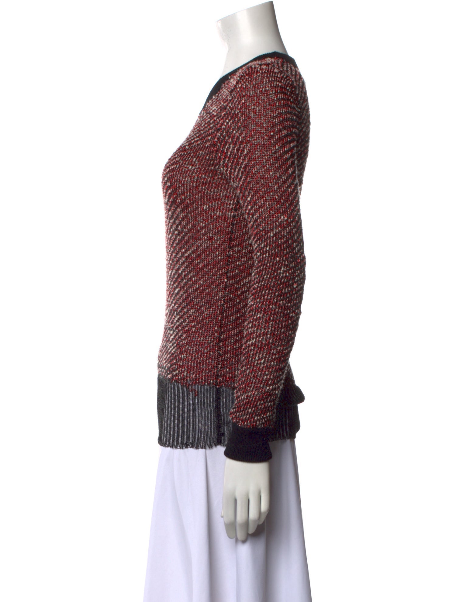 Alexander Wang Striped Crew Neck Sweater