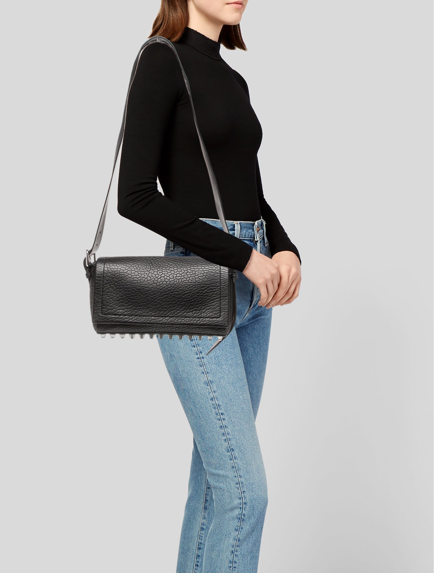 Alexander Wang Leather Messenger Bag