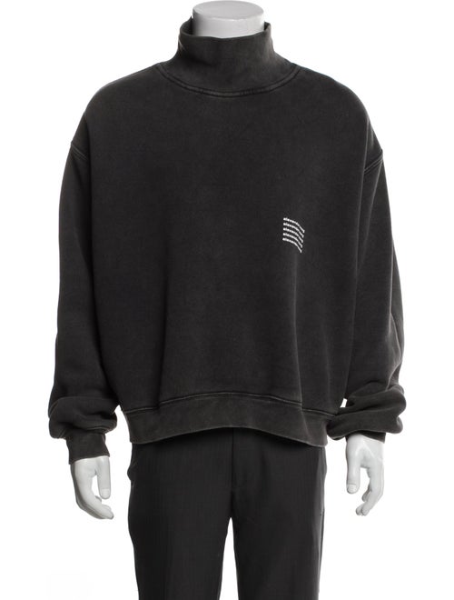 Alexander Wang Graphic Print Turtleneck Sweatshirt