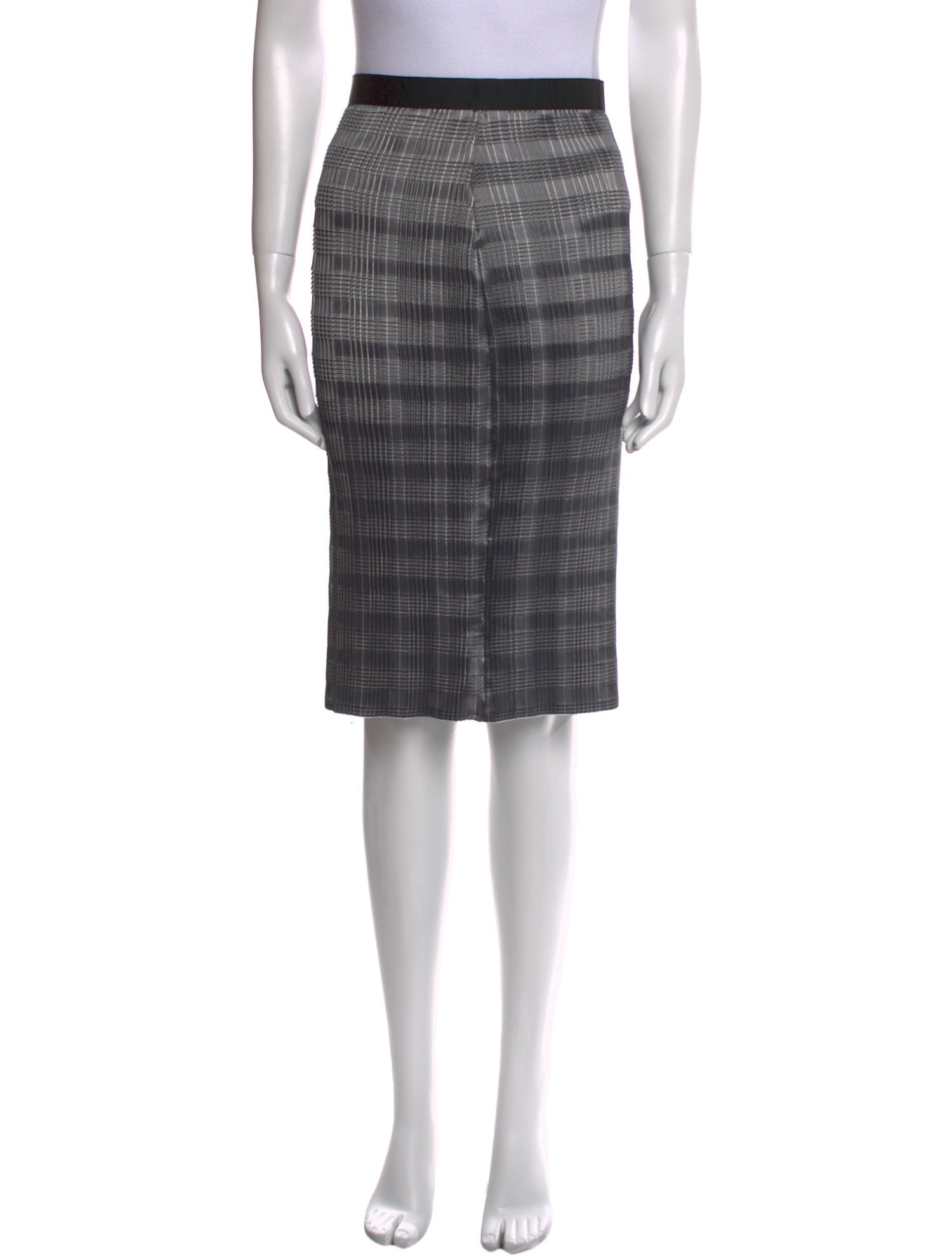Alexander Wang Plaid Print Knee-Length Skirt