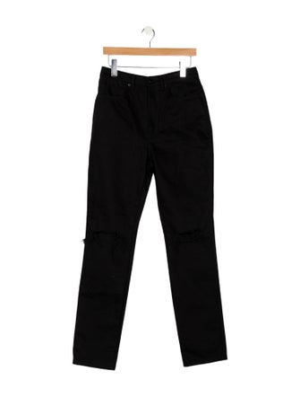 Alexander Wang High-Rise Straight Leg Jeans