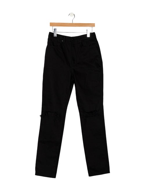 Alexander Wang High-Rise Straight Leg Jeans