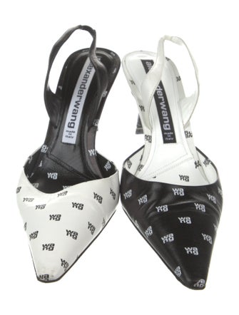 Alexander Wang Leather Printed Mules