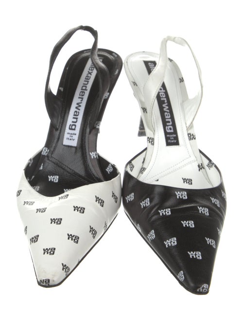 Alexander Wang Leather Printed Mules