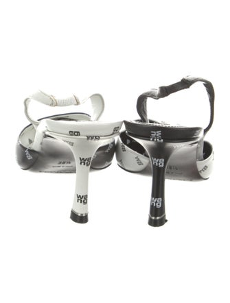 Alexander Wang Leather Printed Mules