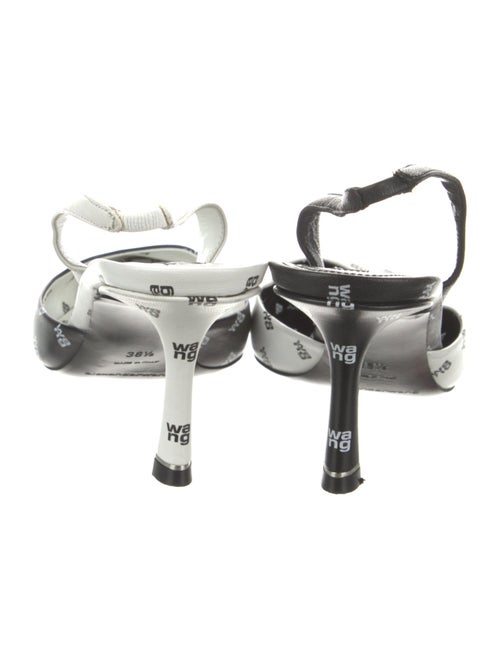 Alexander Wang Leather Printed Mules