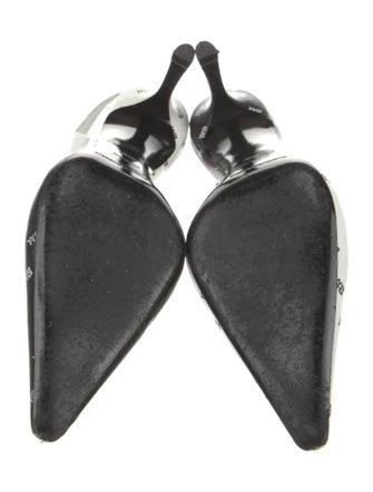 Alexander Wang Leather Printed Mules