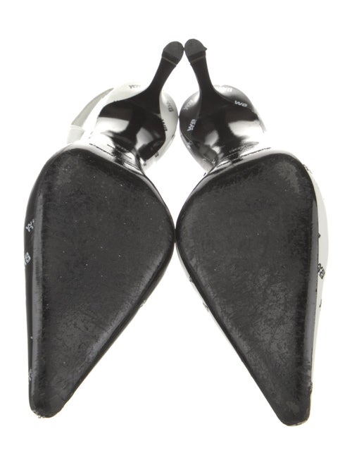 Alexander Wang Leather Printed Mules