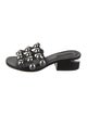 Alexander Wang Leather Studded Accents Slides