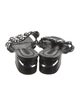 Alexander Wang Leather Studded Accents Slides