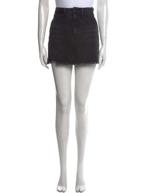 Alexander Wang Raw-Edge Trim Mini Skirt