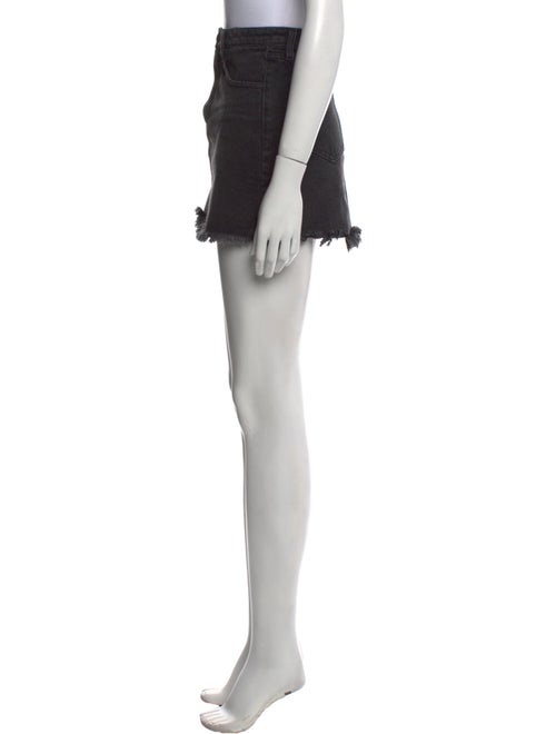 Alexander Wang Raw-Edge Trim Mini Skirt