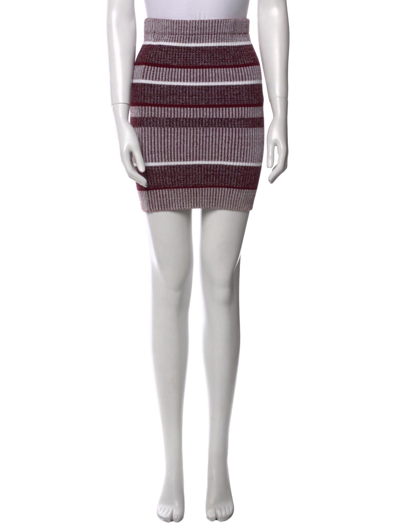 Alexander Wang Striped Mini Skirt