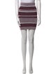 Alexander Wang Striped Mini Skirt